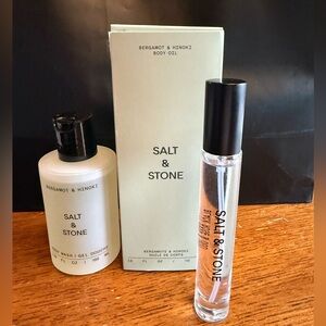 Salt & Stone New Body Oil, Spray, and Wash Set